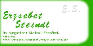 erzsebet steindl business card