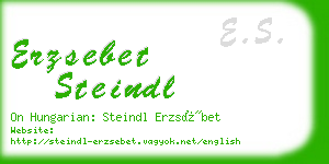 erzsebet steindl business card